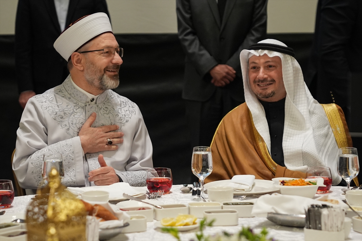 Suudi Arabistan'ın Ankara Büyükelçiliğince başkentte iftar programı düzenlendi