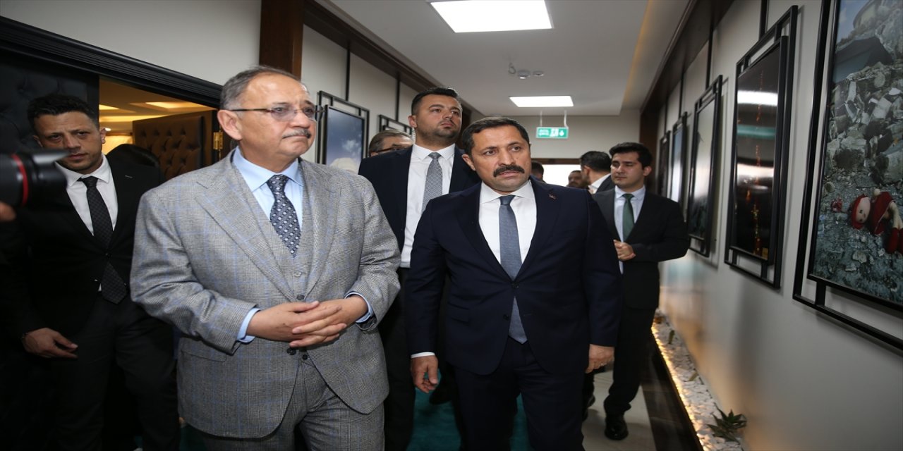 Bakan Özhaseki Hatay'da