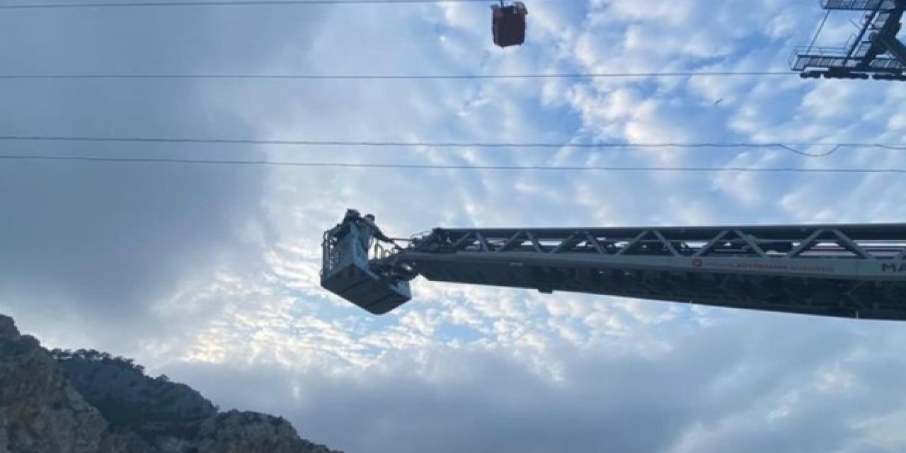 Teleferik kazası mağduru 137 kişi sorunsuz kurtarıldı.