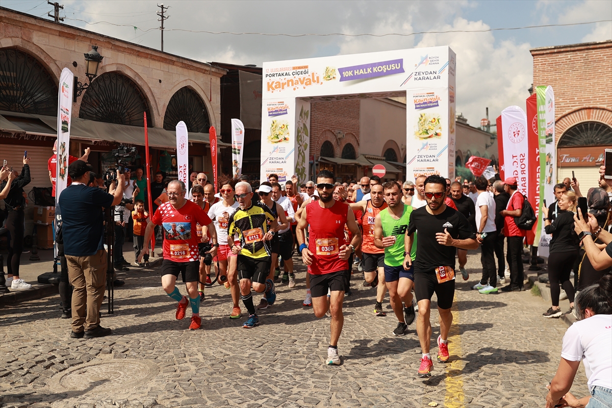Portakal Çiçeği Karnaval'ında halk koşusu yapıldı