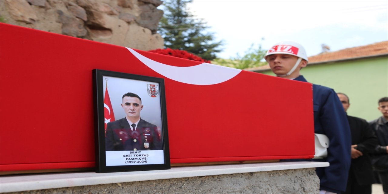 Şehit Piyade Uzman Çavuş Sait Toktaş, Nevşehir'de defnedildi.