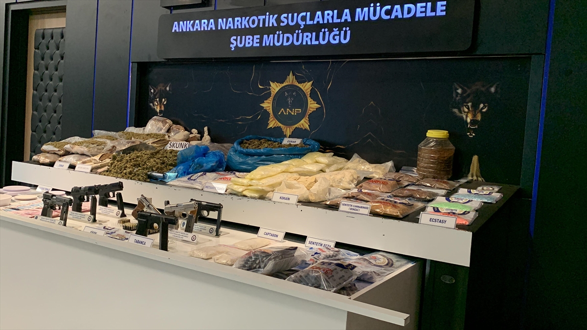 Ankara'da uyuşturucu operasyonu