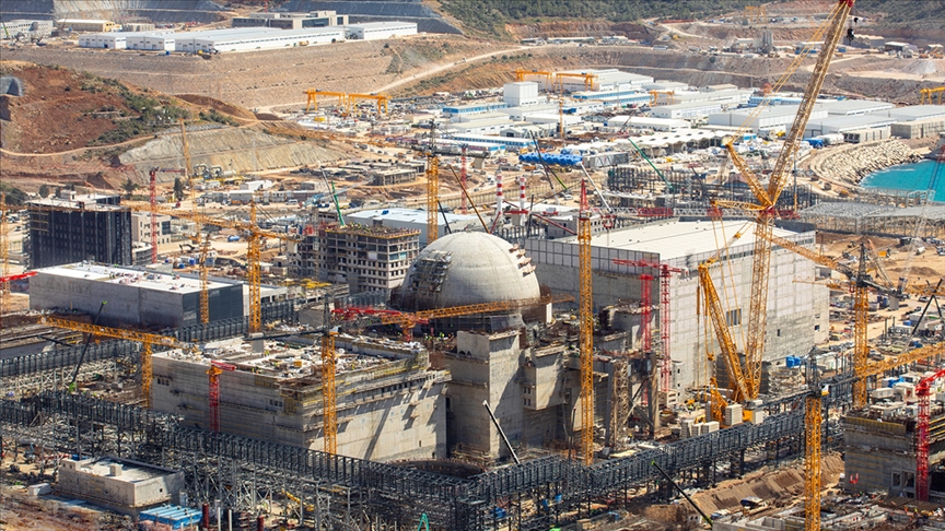 Akkuyu NGS'nin birinci ünitesinde başlatma, ayarlama çalışmaları ve testleri yapılıyor