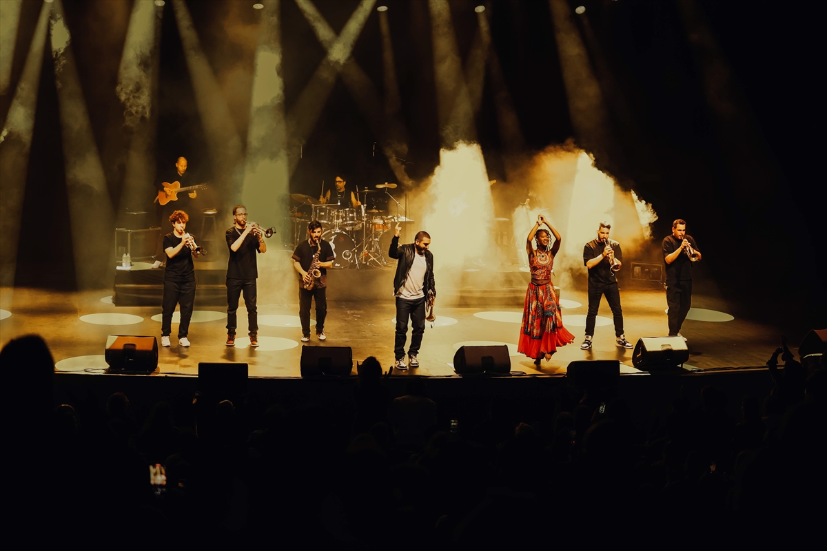 İbrahim Maalouf Harbiye'de konser verdi