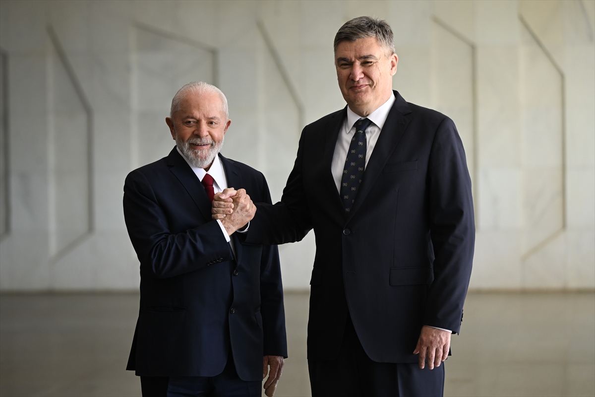 Hırvatistan Cumhurbaşkanı Milanovic Brezilya'ya resmi ziyarette bulundu