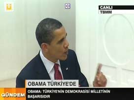 Obama'dan Meclis'te tarihi sözler