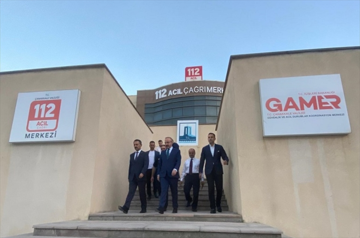 İçişleri Bakan Yardımcısı Turan, Çanakkale'de