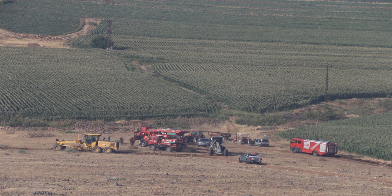 Kahramanmaraş'ın Türkoğlu ilçesinde, çıkan orman yangını 14 saatlik havadan ve karadan müdahaleyle kontrol altına alındı.