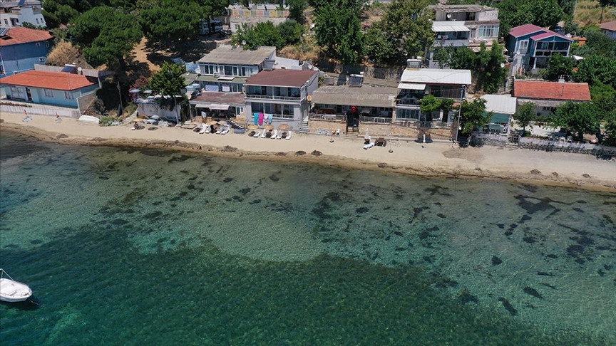 Balıkesir'de deniz çayırlarını iş makinesiyle söken operatöre 774 bin lira ceza uygulandı