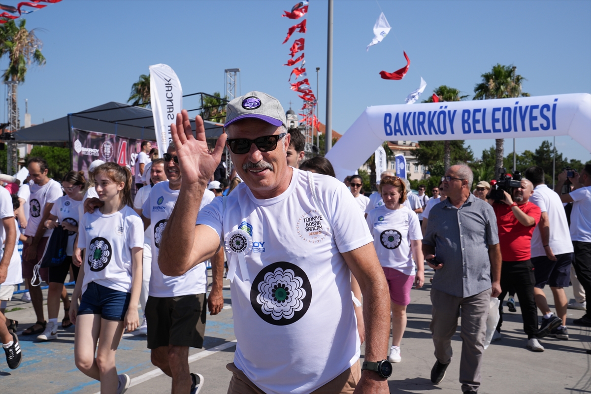 Bakırköy'de Srebrenitsa'da soykırıma uğrayanların anısına koşuldu