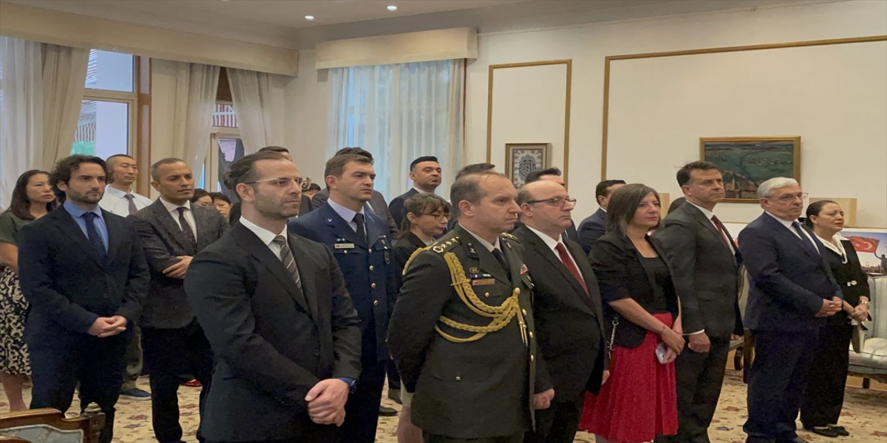 Çin'in başkenti Pekin'de, 15 Temmuz Demokrasi ve Milli Birlik Günü dolayısıyla anma töreni düzenlendi.