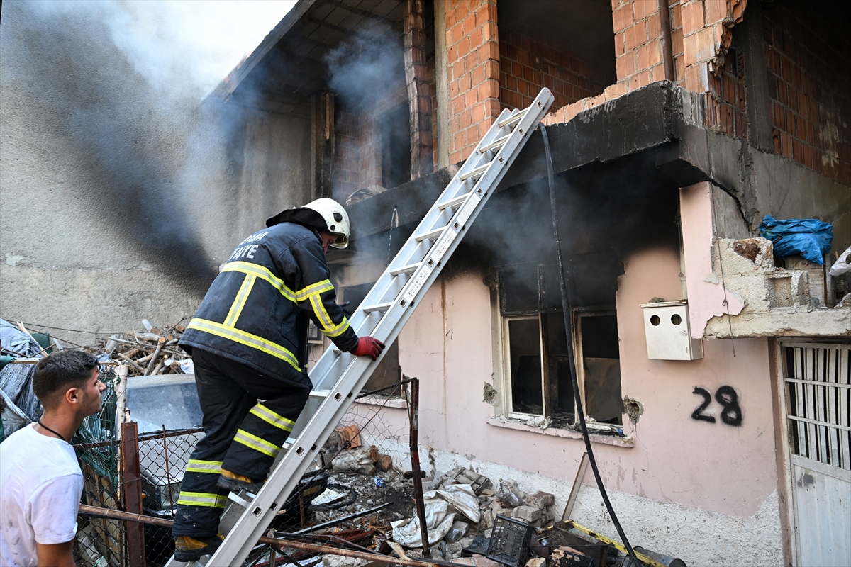 Adana'da mutfak tüpünün patlaması sonucu 1 kişi yaralandı