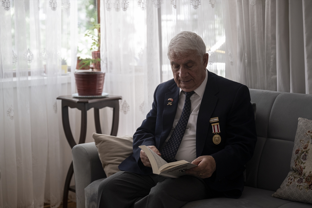 Kıbrıs gazisi, emekli Kıdemli Albay İzzettin Çopur, anılarını AA'ya anlattı: