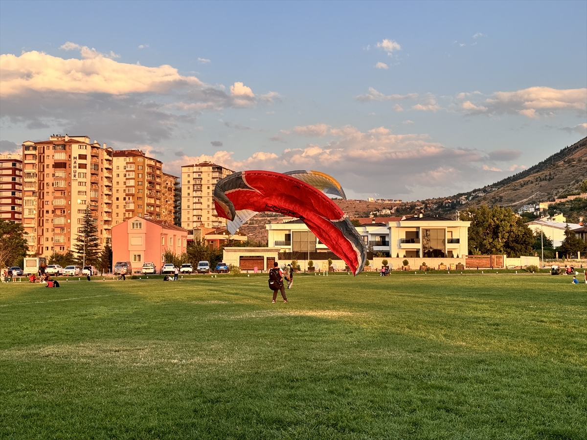 Talas Ali Dağı Yamaç Paraşütü Parkuru'nun tanıtımı yapıldı