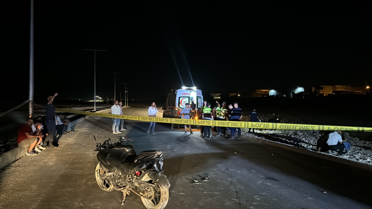 Adıyaman'da devrilen motosikletin sürücüsü öldü