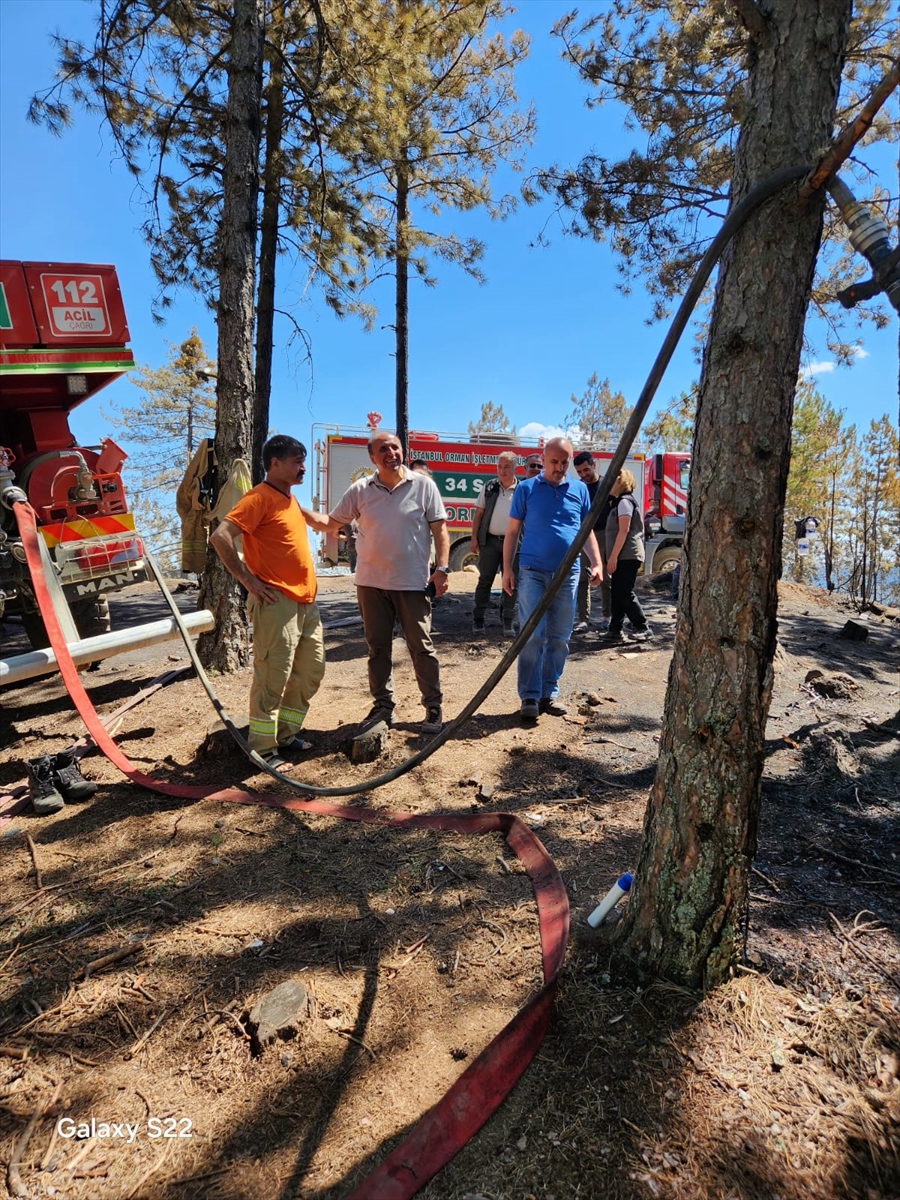 Karabük'teki orman yangınında soğutma çalışmaları sürüyor