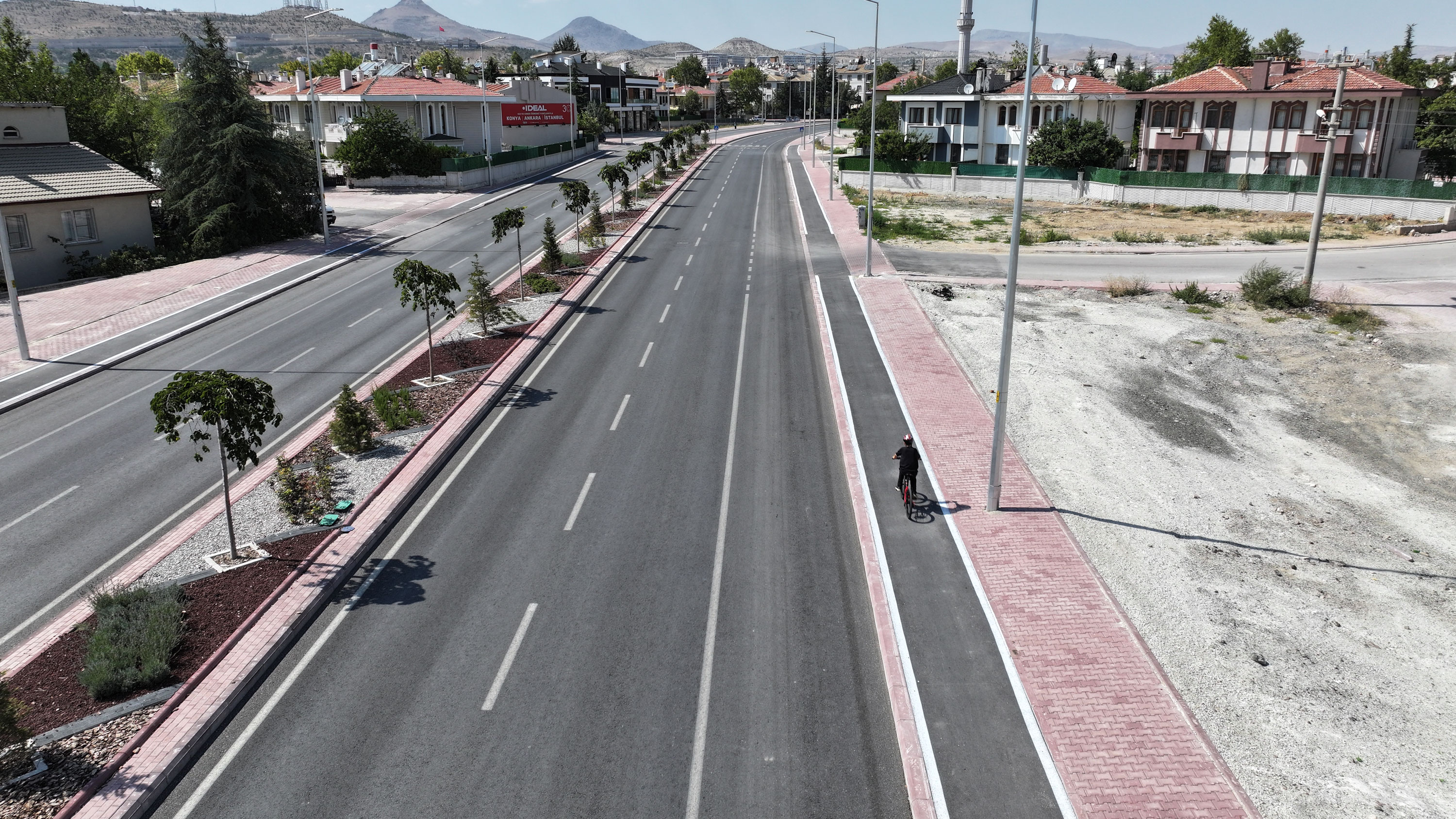 Konya'da 635 kilometre bisiklet yolu var