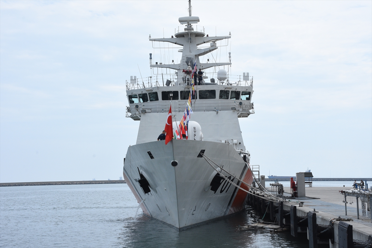 Samsun'da TCSG-Dost gemisi ziyarete açıldı