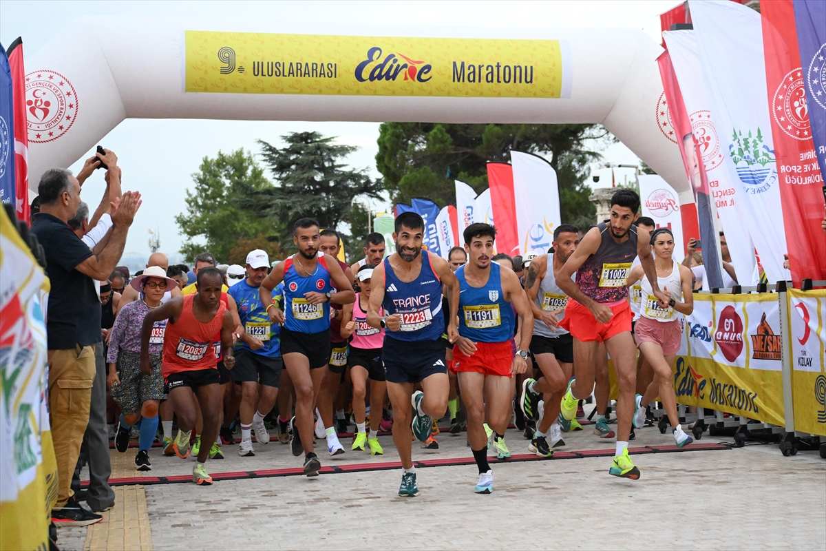 9. Uluslararası Edirne Maratonu koşuldu