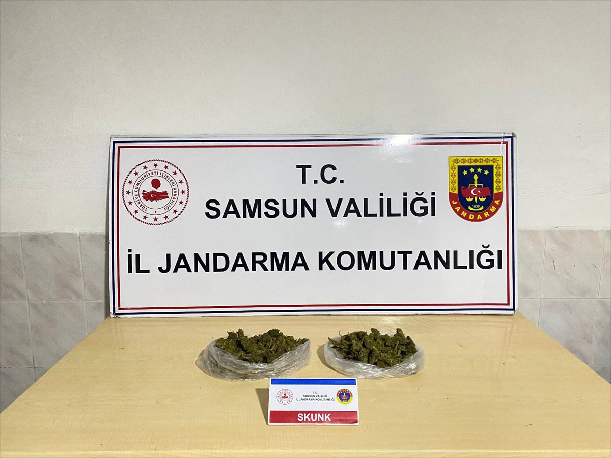Samsun'da uyuşturucu ticareti yaptığı iddiasıyla 1 zanlı tutuklandı