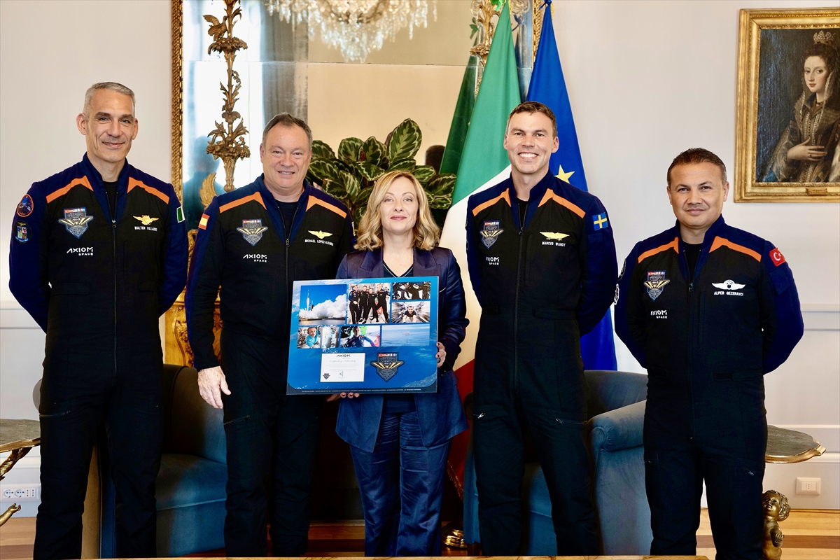 İtalya Başbakanı Meloni, Axiom Mission 3 ekibiyle görüştü