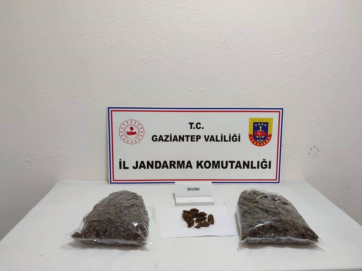 Gaziantep'te bavulunda 5 kilogram sentetik uyuşturucuyla yakalanan zanlı tutuklandı