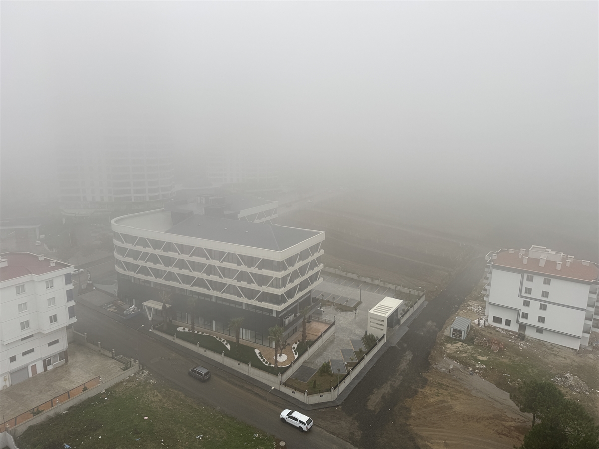 Samsun'da sis etkili oluyor