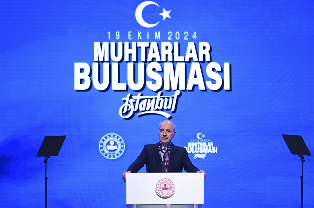 TBMM Başkanı Kurtulmuş, İstanbul Muhtarlar Buluşması'nda konuştu