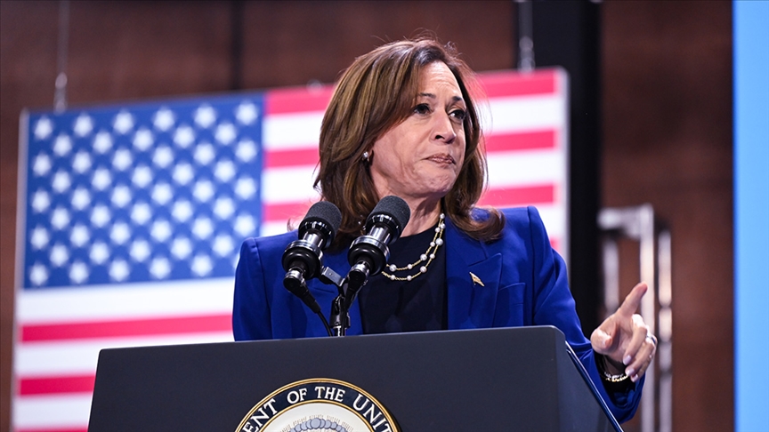 Harris'ten Trump'ın "Hoşlarına gitse de gitmese de kadınları koruyacağım" ifadesine tepki:
