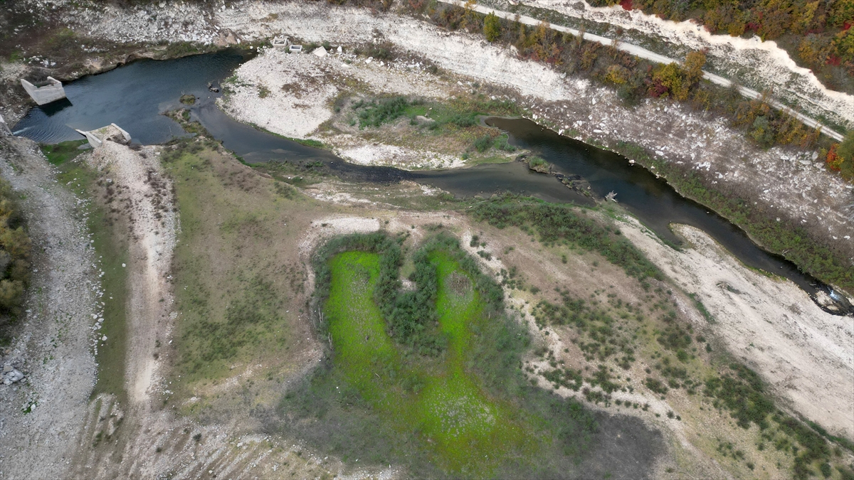 İstanbul'a su sağlayan Kırklareli Kazandere Barajı'nın doluluk oranı yüzde 8