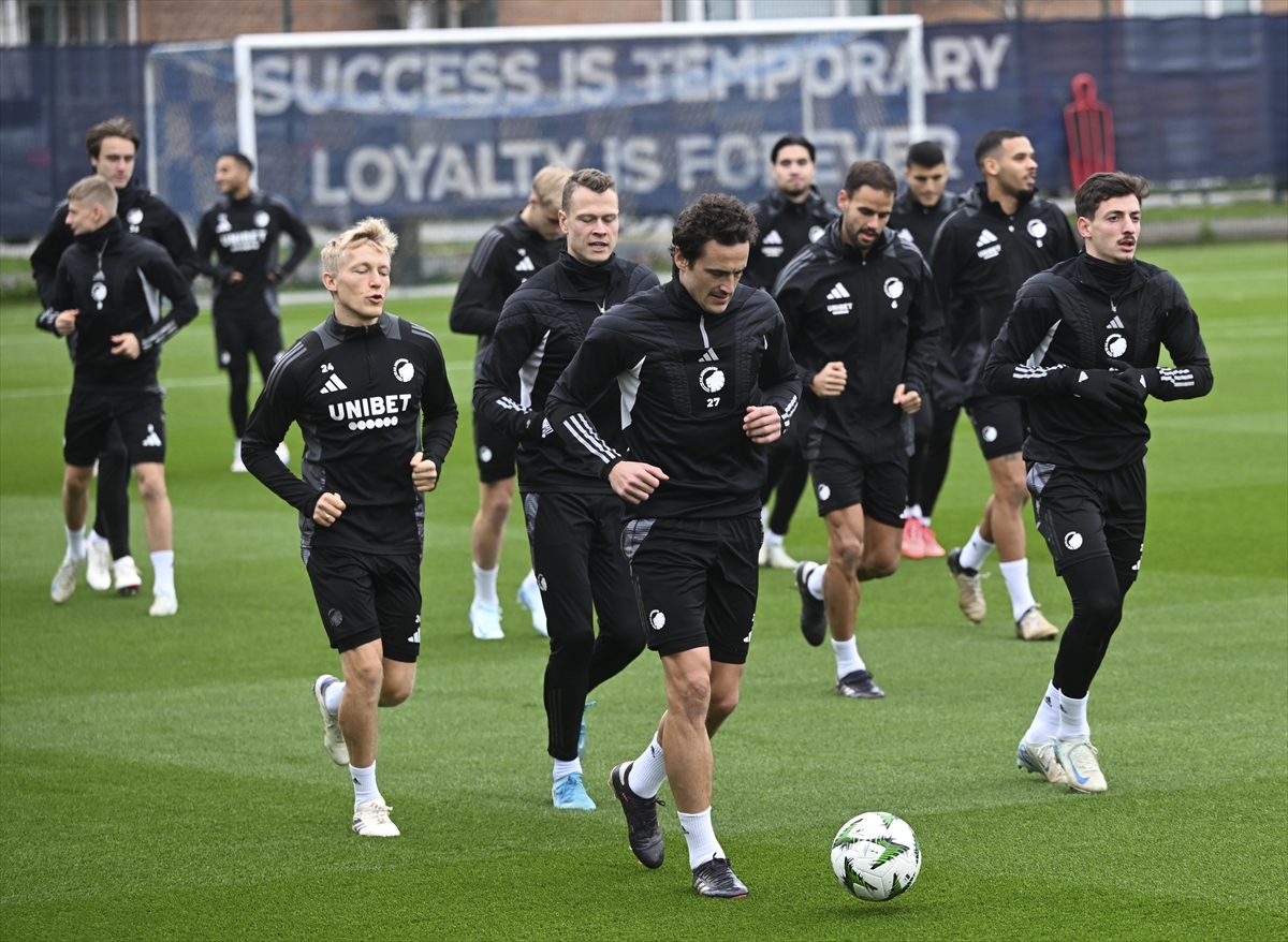 Kopenhag, Başakşehir maçı öncesi son çalışmasını yaptı