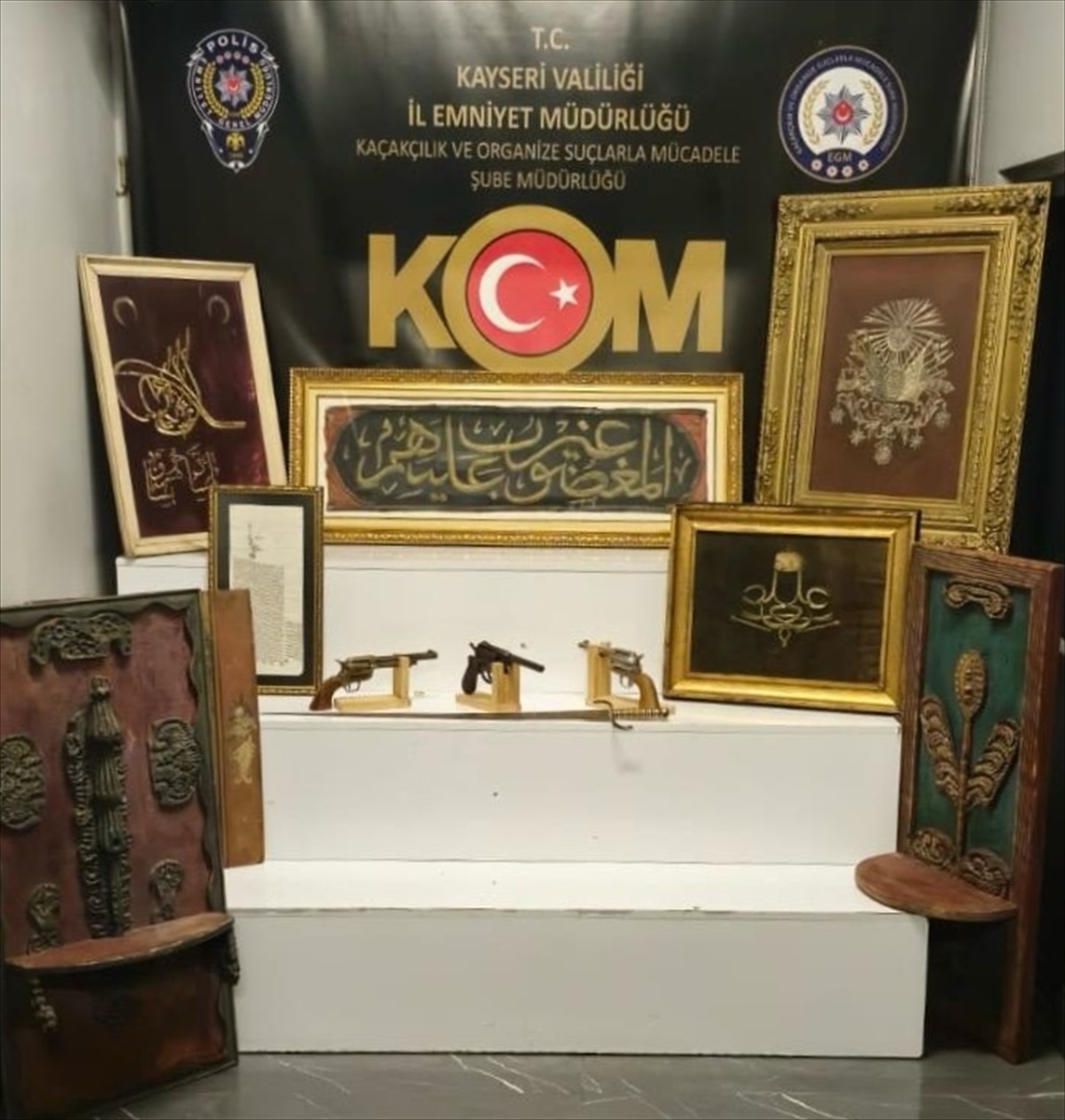Kayseri'de tarihi eser kaçakçılığı operasyonunda 1 şüpheli yakalandı