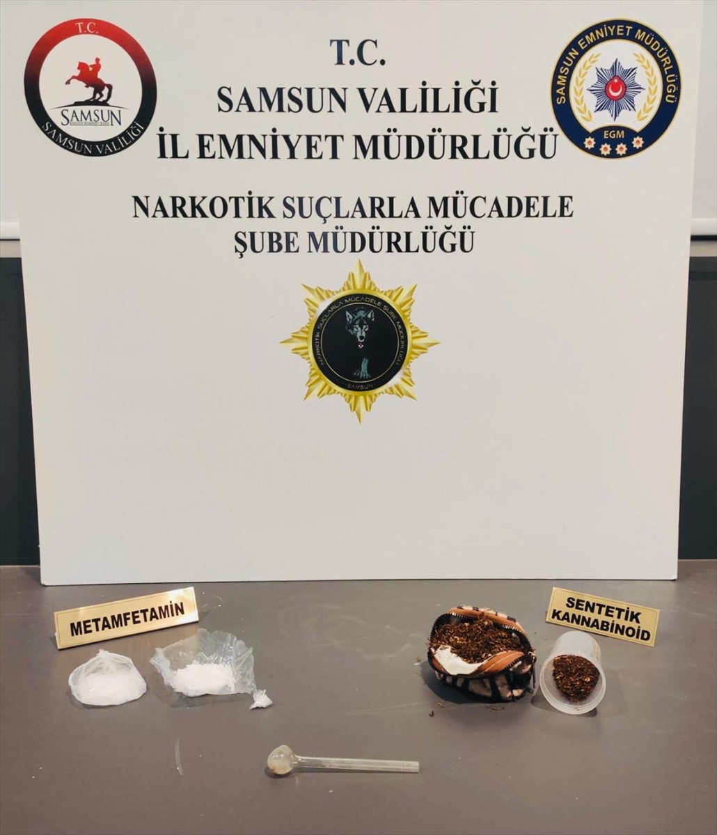 Samsun'da uyuşturucu ticareti yaptığı iddia edilen kişi yakalandı