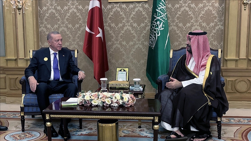Cumhurbaşkanı Erdoğan'ın Suudi Arabistan Veliaht Prensi Selman ile görüşmesine ilişkin açıklama