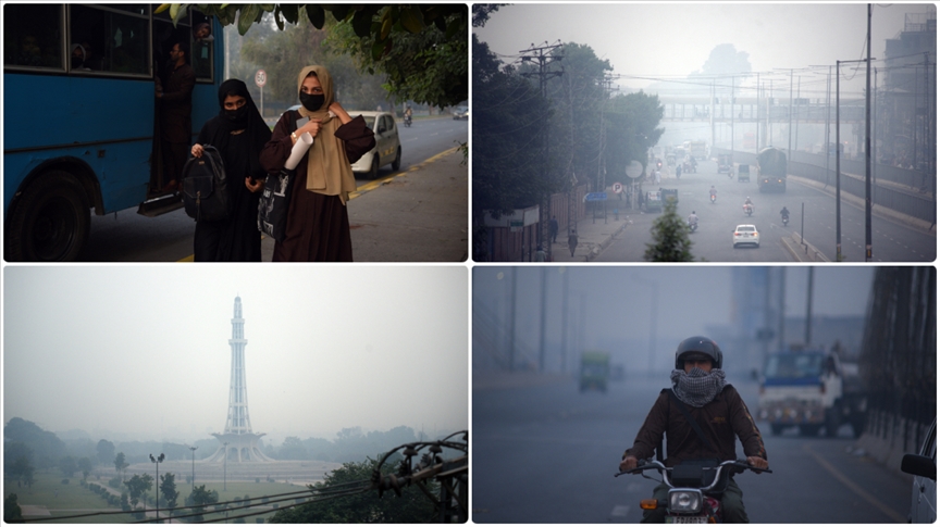 Pakistan'da hava kirliliği alarm veriyor