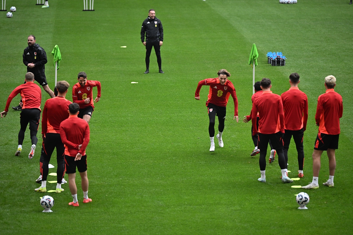 A Milli Futbol Takımı'nın rakibi Galler, hazırlıklarını Kayseri'de tamamladı