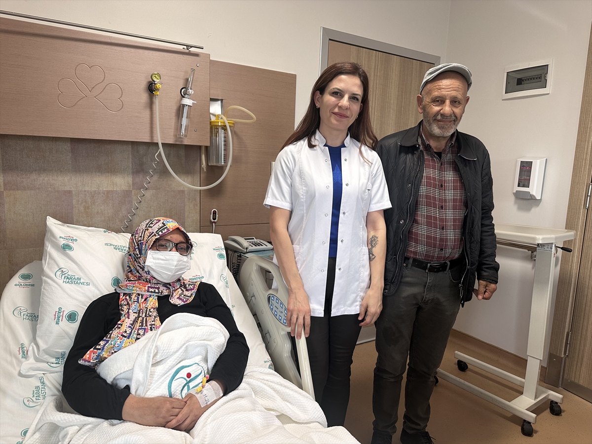 Sağlık kontrolünde karnında tespit edilen yarım kiloluk kitle ameliyatla alındı