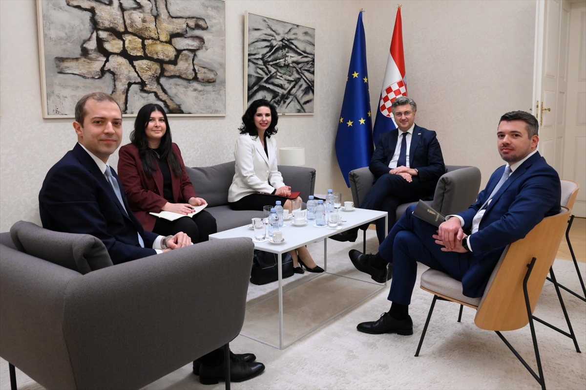 Hırvatistan Başbakanı Plenkovic, Büyükelçi Altuntaş'ı kabul etti