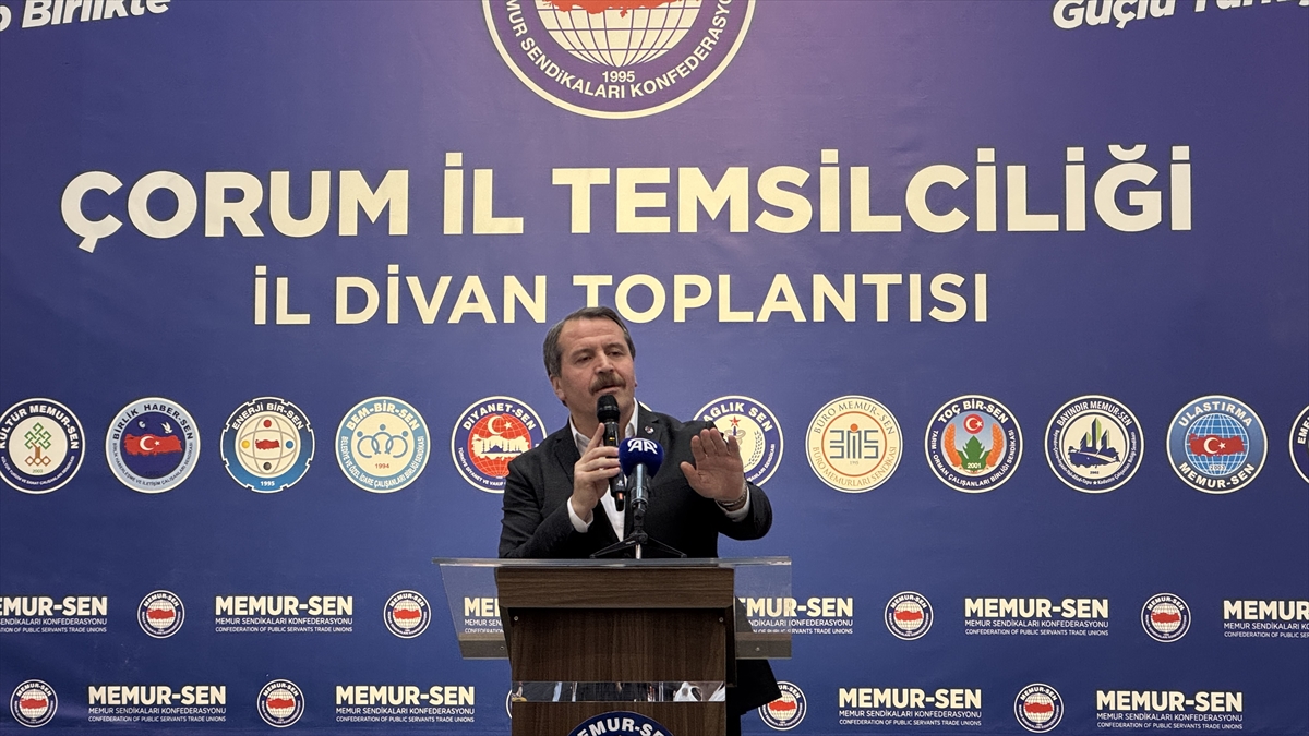 Memur-Sen Genel Başkanı Yalçın: "Toplu sözleşme sistemi tıkanmıştır"