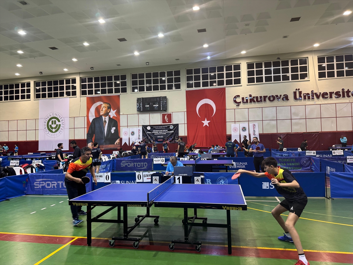 Masa Tenisi Süper Lig 2. etap maçları Adana'da başladı