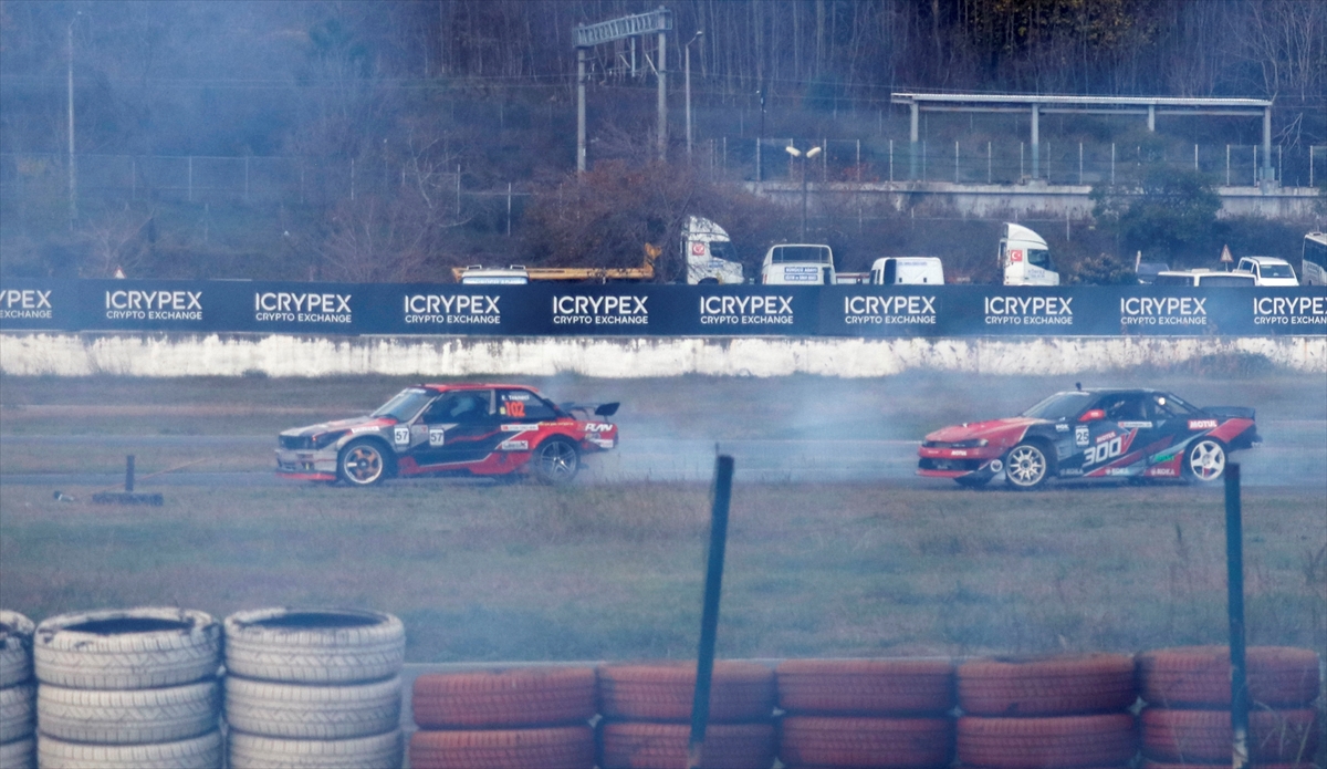 Türkiye Drift Şampiyonası'nın son yarışı Kocaeli'de yapıldı