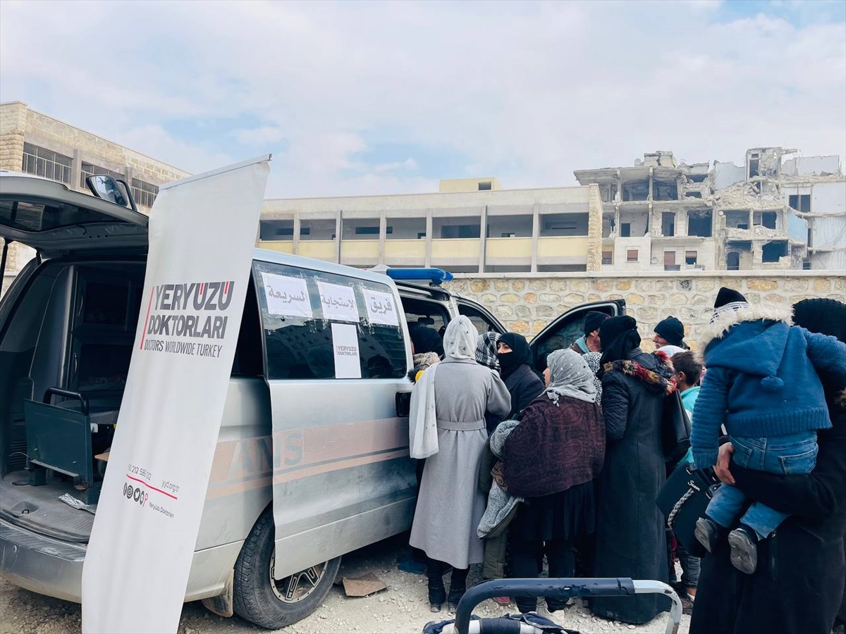 Yeryüzü Doktorları Suriye'deki sağlık hizmetlerini sürdürüyor