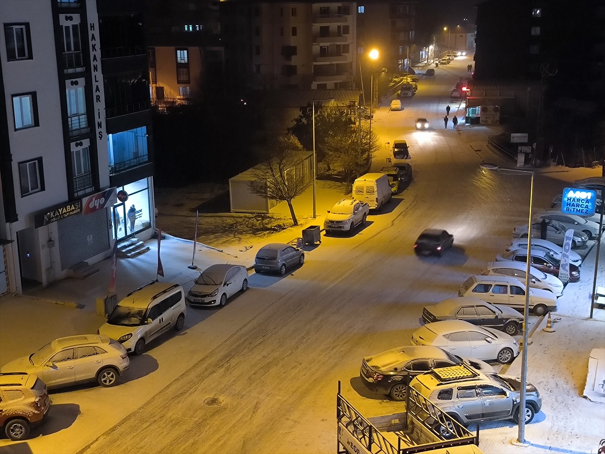 Malatya'da kar yağışı etkili oldu