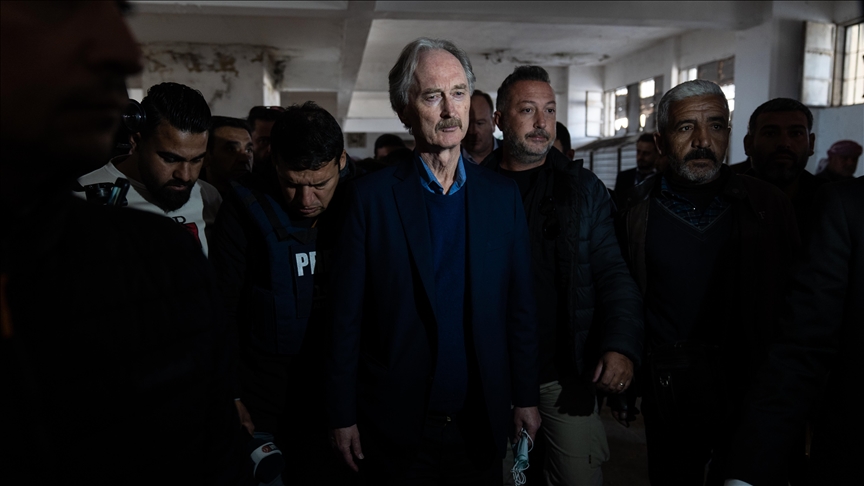 BM Suriye Özel Temsilcisi Pedersen, Sednaya Hapishanesi'nde incelemelerde bulundu: