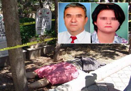 Kızını Mezarlıkta Kesti