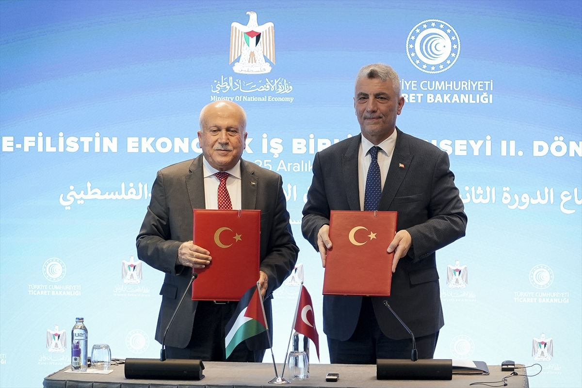 Türkiye, Filistin ile ticaret hacmini istikrarlı şekilde artırmayı hedefliyor