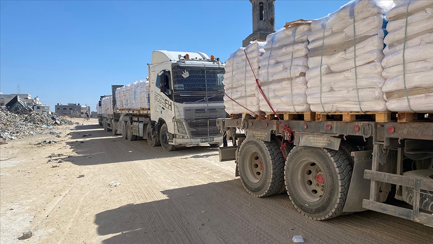 BM: İsrail, dün de Gazze'ye planlanan yardımların çoğuna geçit vermedi