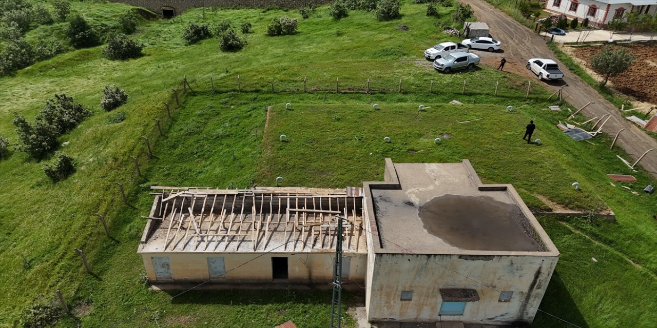 Hakkari'de Şiddetli Rüzgar Çatıları Uçurdu, Seralar ve Ağaçlar Zarar Gördü
