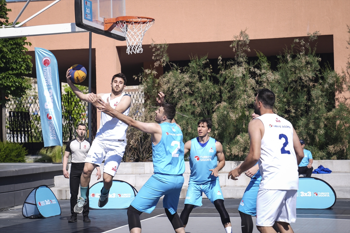 Türkiye Sigorta 3x3 Basketbol Turnuvaları'nın şampiyonu Pamukkale Basket oldu
