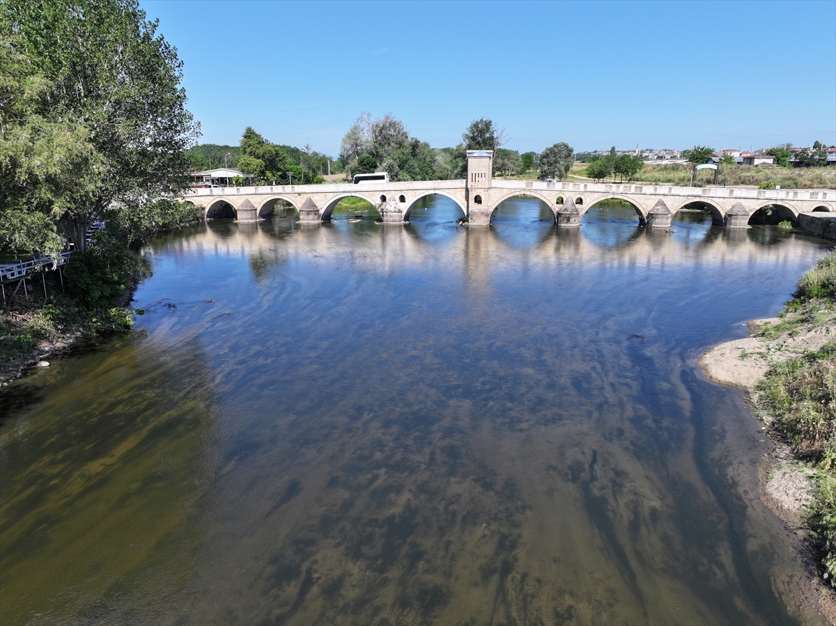 Tunca Nehri'nin debisi mayıs yağmurlarıyla 2 kat arttı